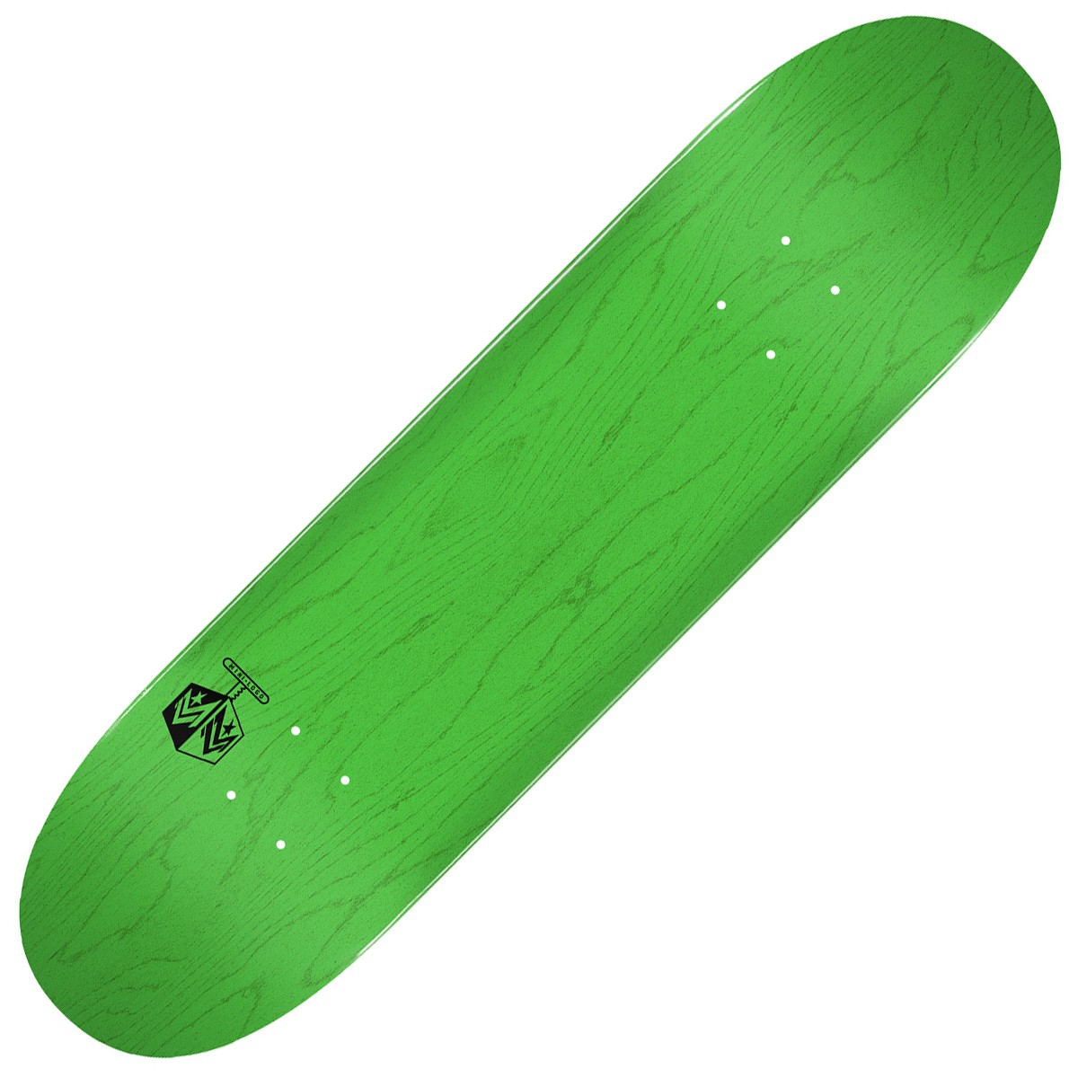 Powell Mini Logo Skateboard Deck K20 Chevron Detonator Green 8.25" x 31.95" 